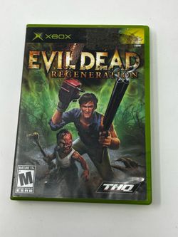 Evil Dead Regeneration Original Xbox Complete CIB Tested THQ Horror Game