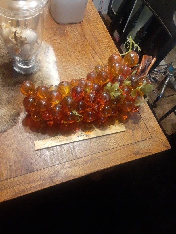 Amber Lucite Grapes