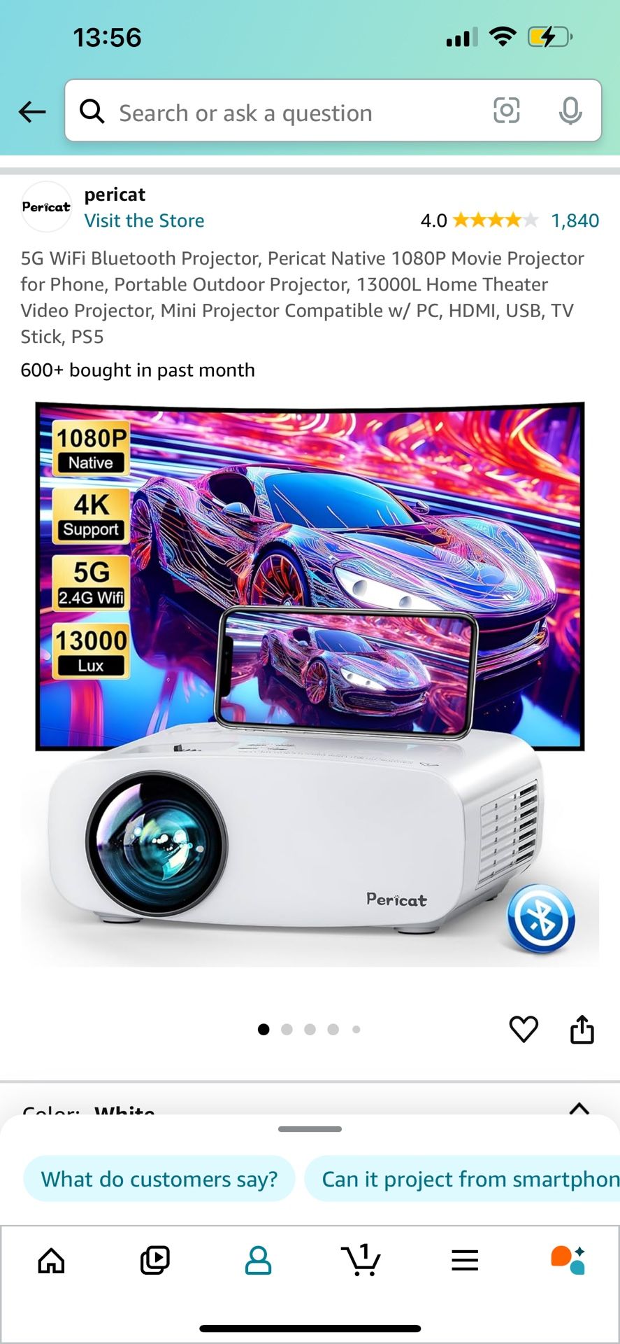 Pericat 5G Projector