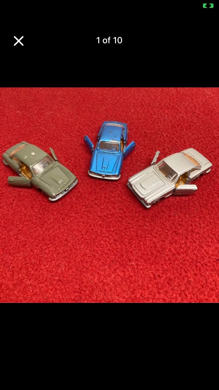 1960s Politoys Penny Die Cast PENNY 1/66 Car Lot.