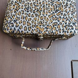Leopard-Print Jewelry Box
