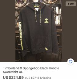 spongebob timberland hoodie
