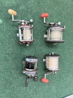 Lot of 4 Vintage Fishing Reels – Penn Peerless, Daiwa Millionaire 4HM & Wards Hawthorne