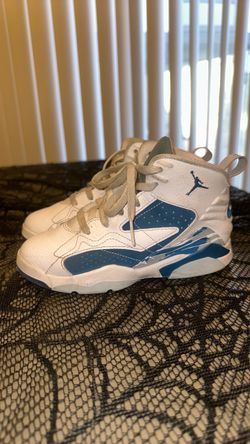 Air Jordan High-Top Sneakers White Blue