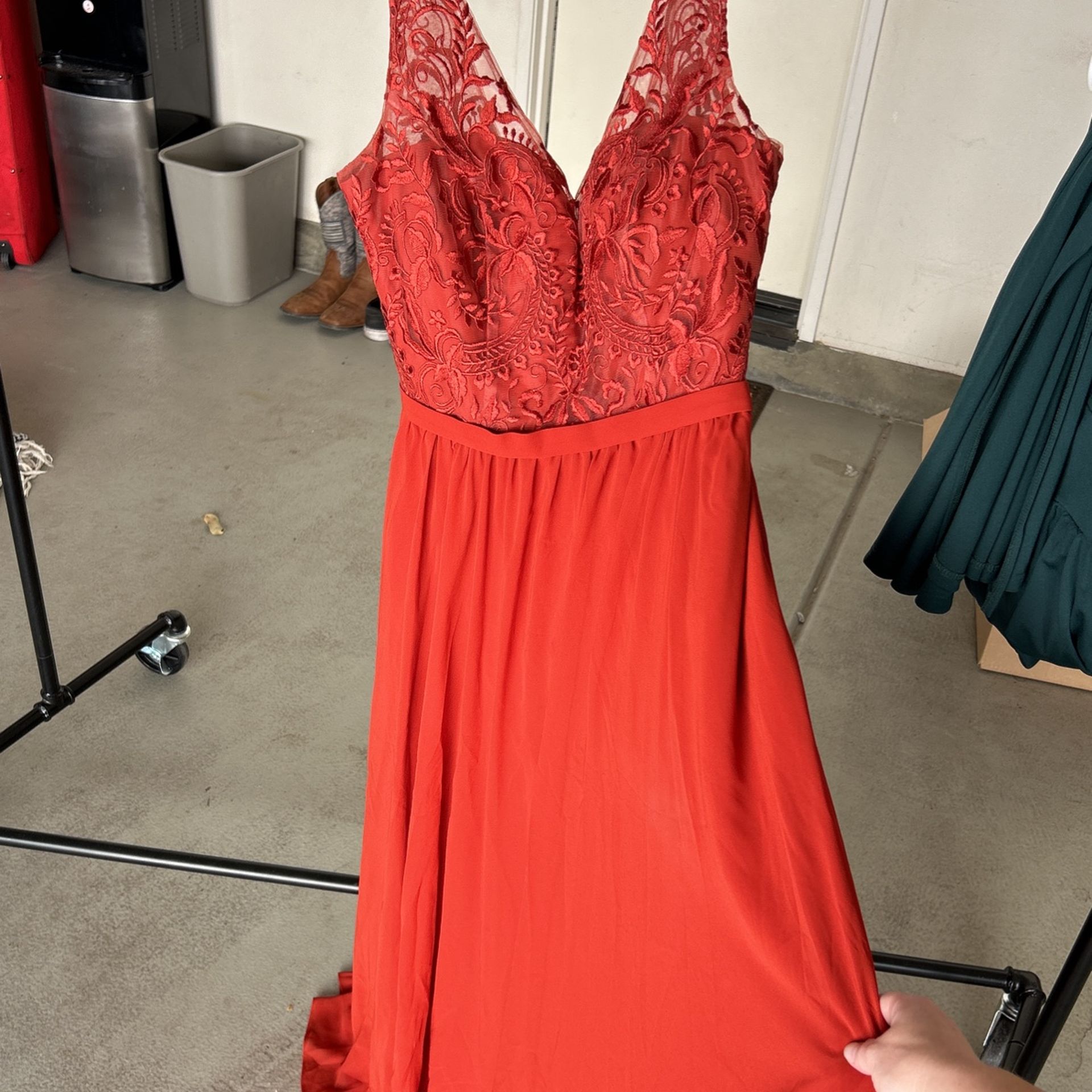 Kennedy Blue Burnt Orange Size 14