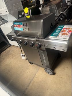 Bbq. Grill gas propane charbroil with side burner