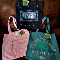 WICKED SET OF 3 TOTE BAGS 