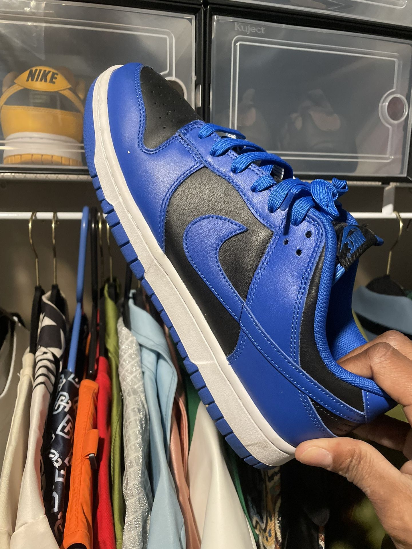 Blue And Black Dunks