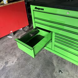 55" 10-Drawer Double-Bank Classic Series Three Extra Wide Drawer Roll Cab with Power/Speed Drawers