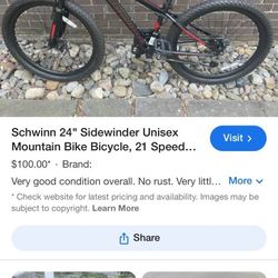 Schwin 24 Inch Sidewinder 