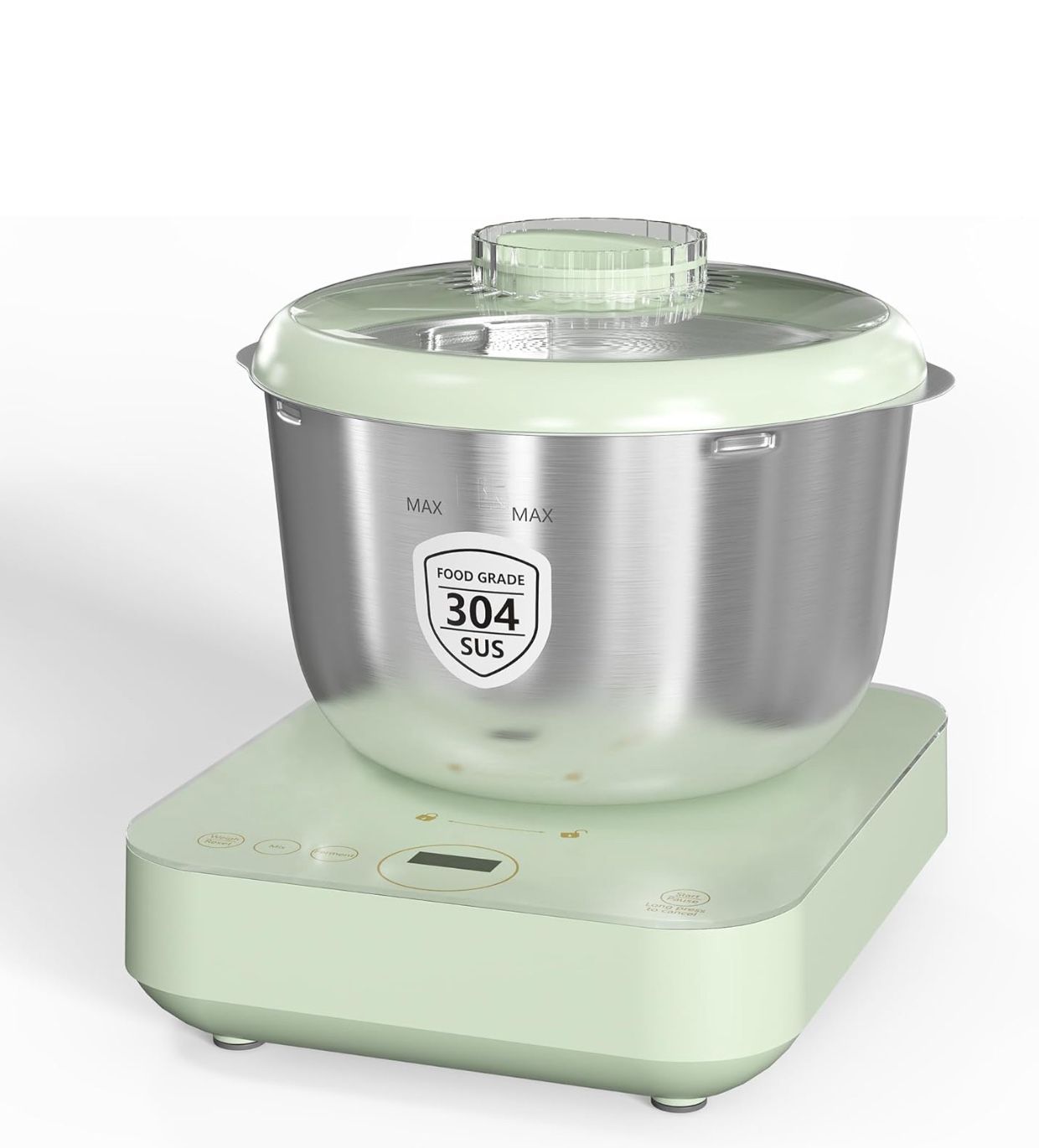 Electric Dough Maker with Weighing Function,5.2QT Dough Mixer with Ferment Fu...
