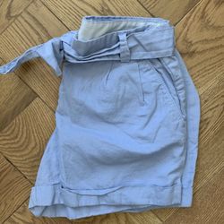 J.Crew Cuffed Belted Cotton Shorts (6)