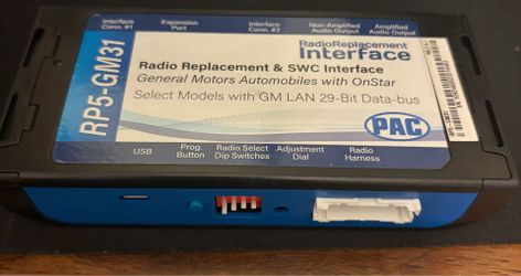 PAC RP5 GM31 Radio Replacedment GM Vehicles