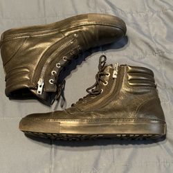 S-X-O Zipper Shoes All Leather Size 12