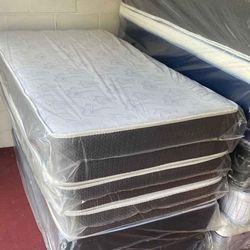 New Twin Size Mattress Free Boxspring COLCHONES Individuales Nuevos Twin Bed 