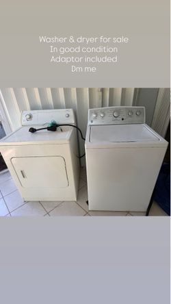 Washer and dryer