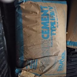 Multiple bags of Phoenix Portland cement