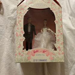 Hallmark Barbie And Ken Ornaments