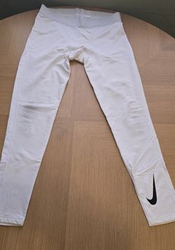 Nike Men's Pro Warm Tights (White ) size XL