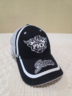 Official NBA Phoenix Suns Basketball Black Gray 6-Panel Embroidered Baseball Hat