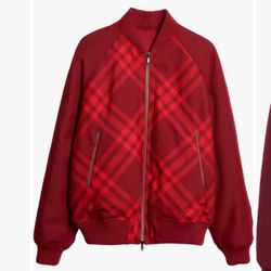 New Burberry Reversible Bomber Jacket $2895cash Only Make Cash Offer 
