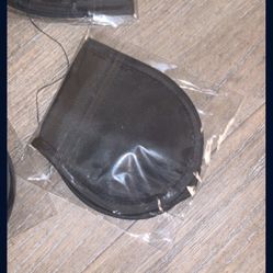 Pack Of 20 Black Satin Masks