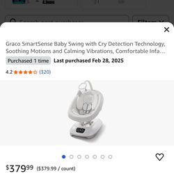 Graco SmartSense Baby Swing 