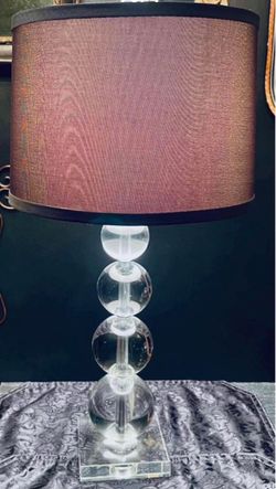 Black Entry Desk Table Lamp