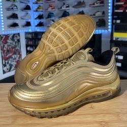 NIKE AIR MAX 97 “METALLIC GOLD” SIZE 11