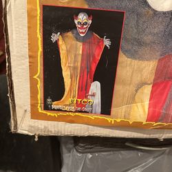 Halloween Fitco Clown Straight From The Grave 