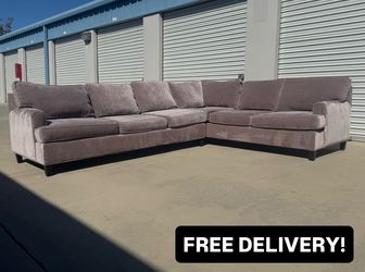 FREE DELIVERY || Living Spaces Large 2Pc L Sectional Couch
