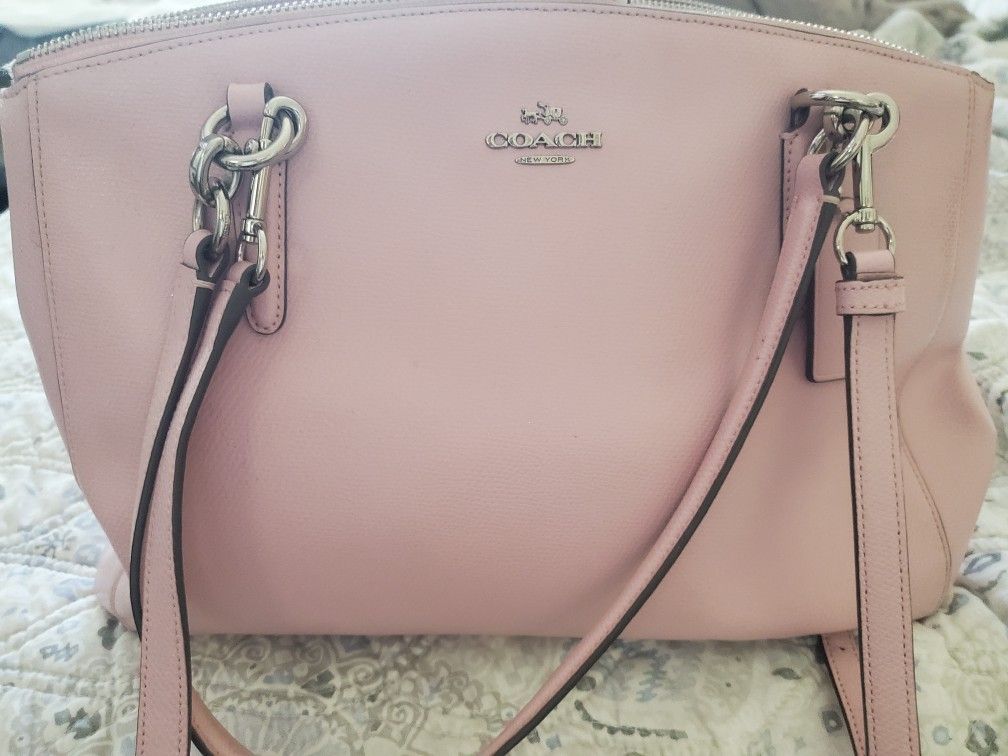 Coach Purse Pink Large Like New!
