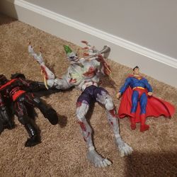 Multiple DC McFarlane Figures