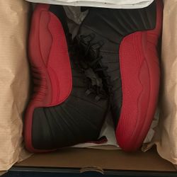 Jordan 12 black red