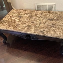 63’ Overstock Coffee Table Plus End Tables (HEAVY)