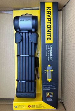 Kryptonite Kryptolok 610 S Folding Lock (Black) (100cm x 5mm)