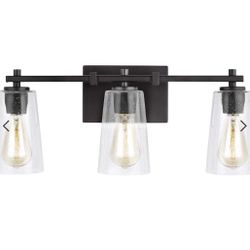 Brand New Feiss Mercer 21 1/2"W Oil-Rubbed Bronze 3-Light Bath Light 