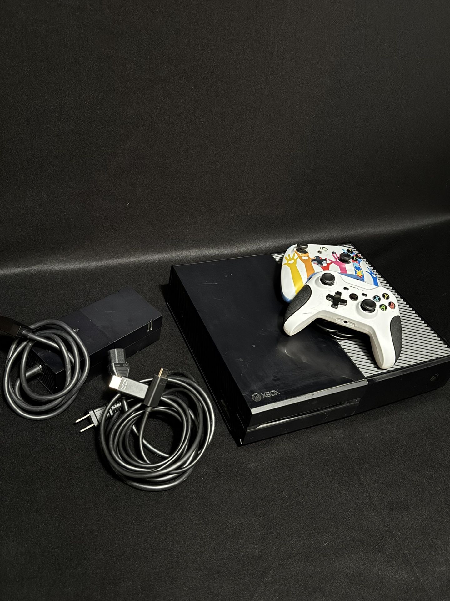 Xbox One Console with 2 Controllers (Wired & Wireless)