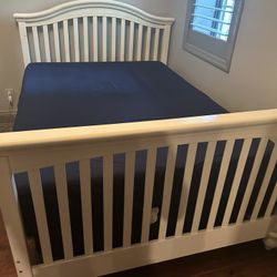 Convertible Crib To Double Bed Solid Wood Natart Furniture