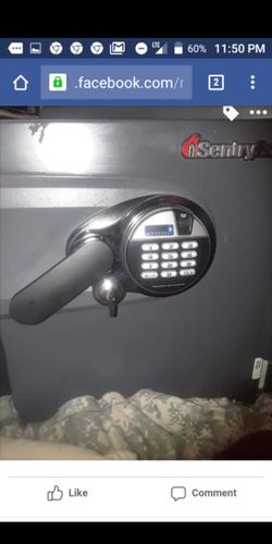 Sentry Fire safe w/Fingerprint sensor New
