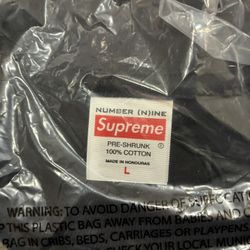 Supreme X Number Nine Tee Stfu tee - Size L - New Sealed 