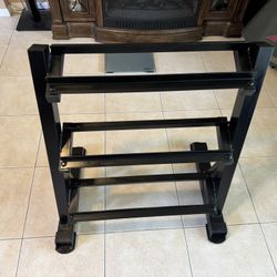 Metal 3 Tier Dumbbell Storage Rack 