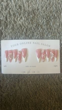 Press-On Nails French Tip stiletto