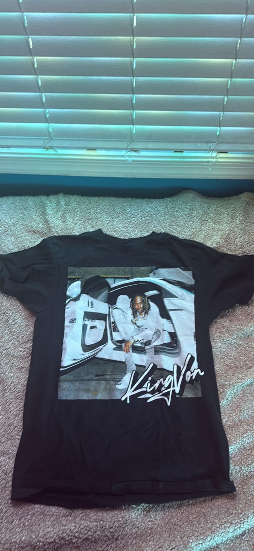 King Von t-shirt Size M Black