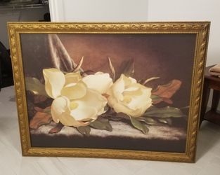 Large 54x42 Inch 4.5x3.5 Feet Flower Art Painting 