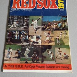 1970 Redsox Yearbook Magazine 