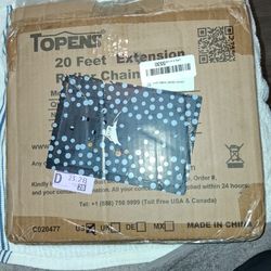 20 foot of chain drive chain for I believe it's # 40 super deal , good for lawn , mowers , minibikes and golf cart or anything , driving with chain t