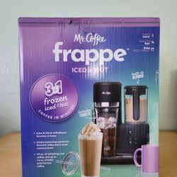 New Mr. Coffee Single Serve Frappe, Iced, & Hot Coffee with Blender Maker