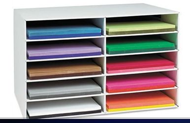 Construction paper storage