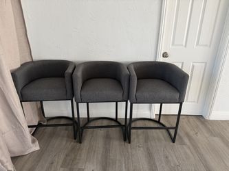 Set of 3 bar chairs